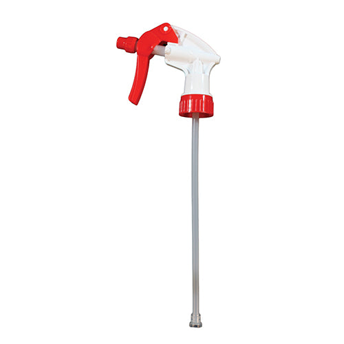 Impact® General Purpose Trigger Sprayer 1.0 mil, 7.25 Inch Tube Red/White (IMP5817)