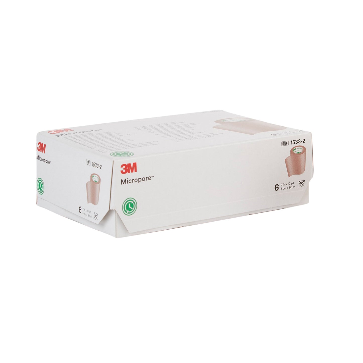 3M™ Micropore™ Medical Tape Tan 2 Inch X 10 Yard Paper NonSterile (5997_BX)
