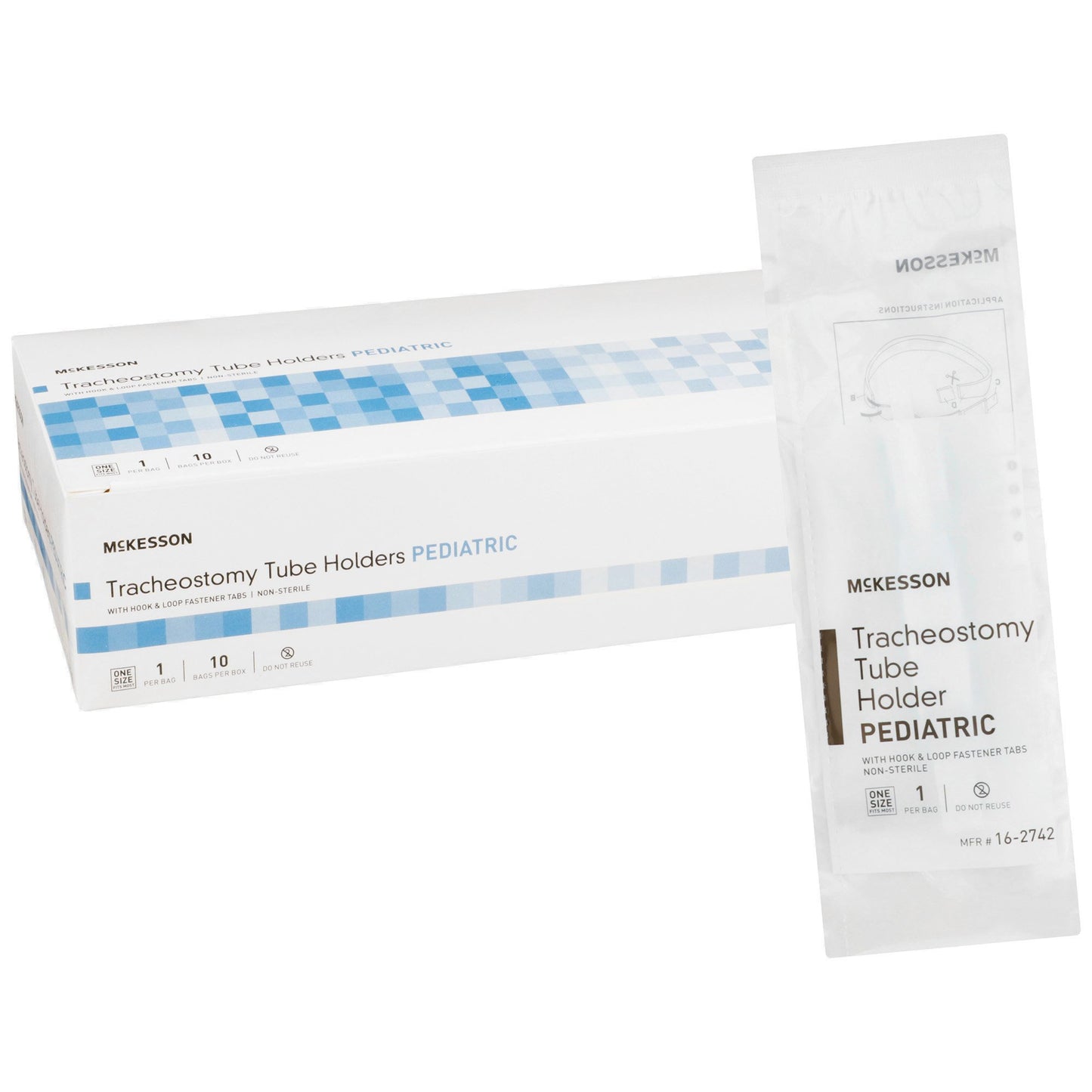 McKesson Tracheostomy Tube Holder 3/4 X 9 Inch Pediatric (545092_CS)
