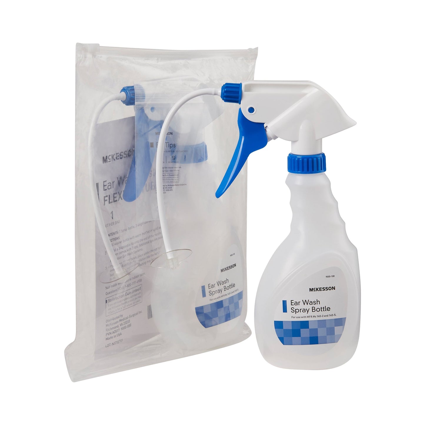 McKesson Ear Wash System Disposable Tip Blue / White (1068695_BG)