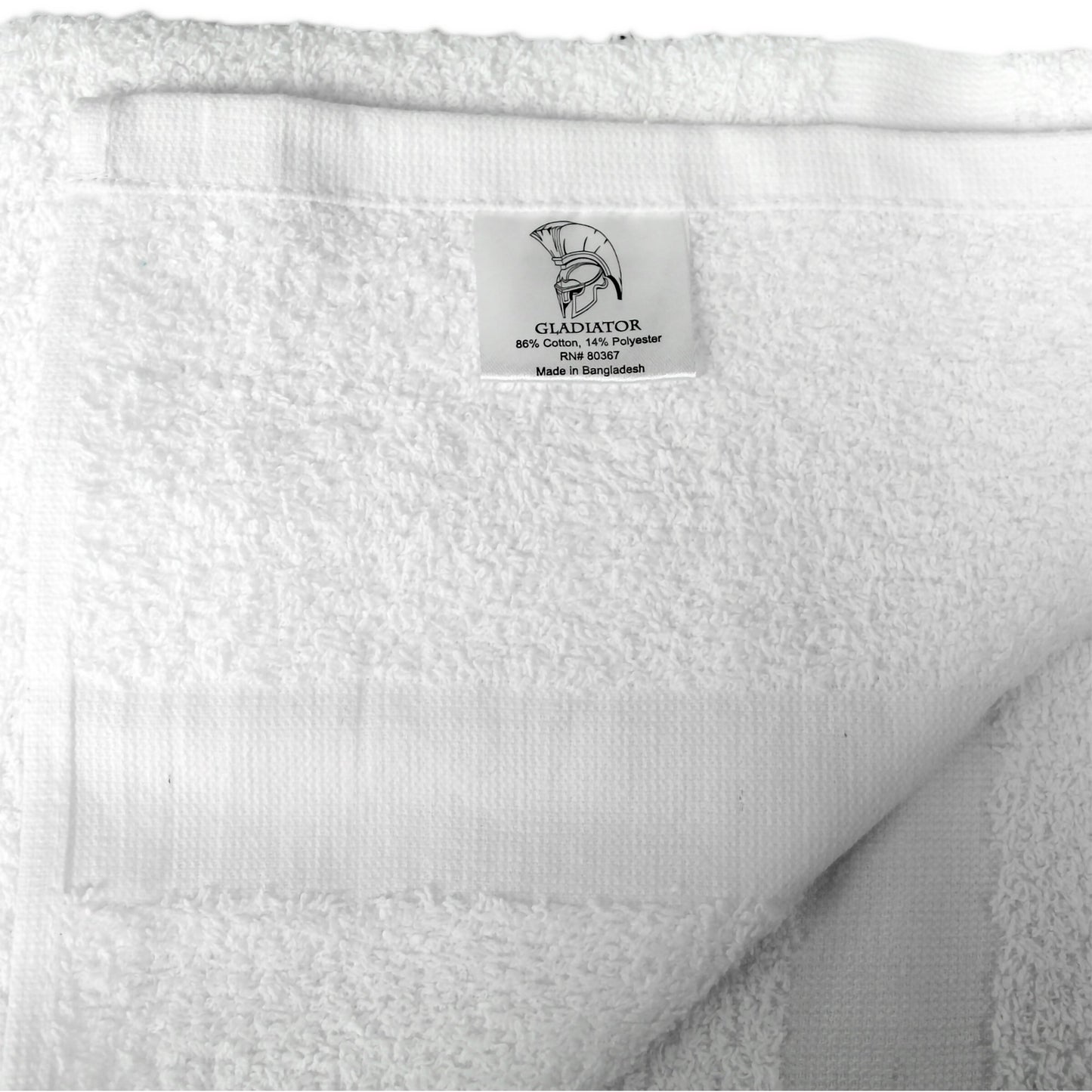 Royal Gold Foundations Bath Towel 20 X 40 Inch OE Cotton 86% / Polyester 14% White Reusable (1123358_DZ)