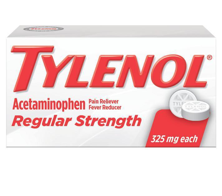 Tylenol® Pain Relief 325 mg Strength Acetaminophen Tablet 100 per Bottle (249047_BX)