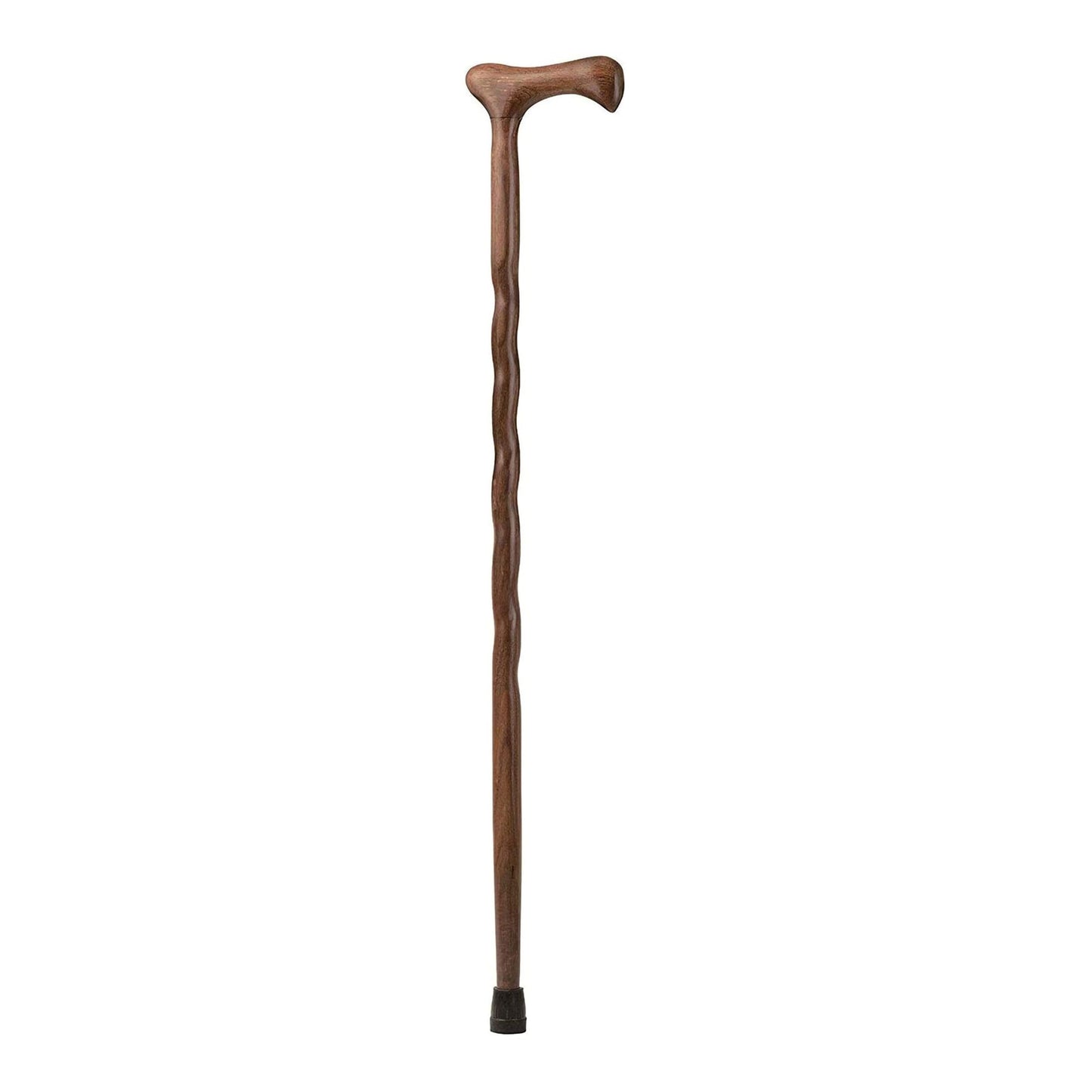 Brazos™ Twisted T-Handle Cane Wood 37 Inch Height Walnut (1055944_EA)