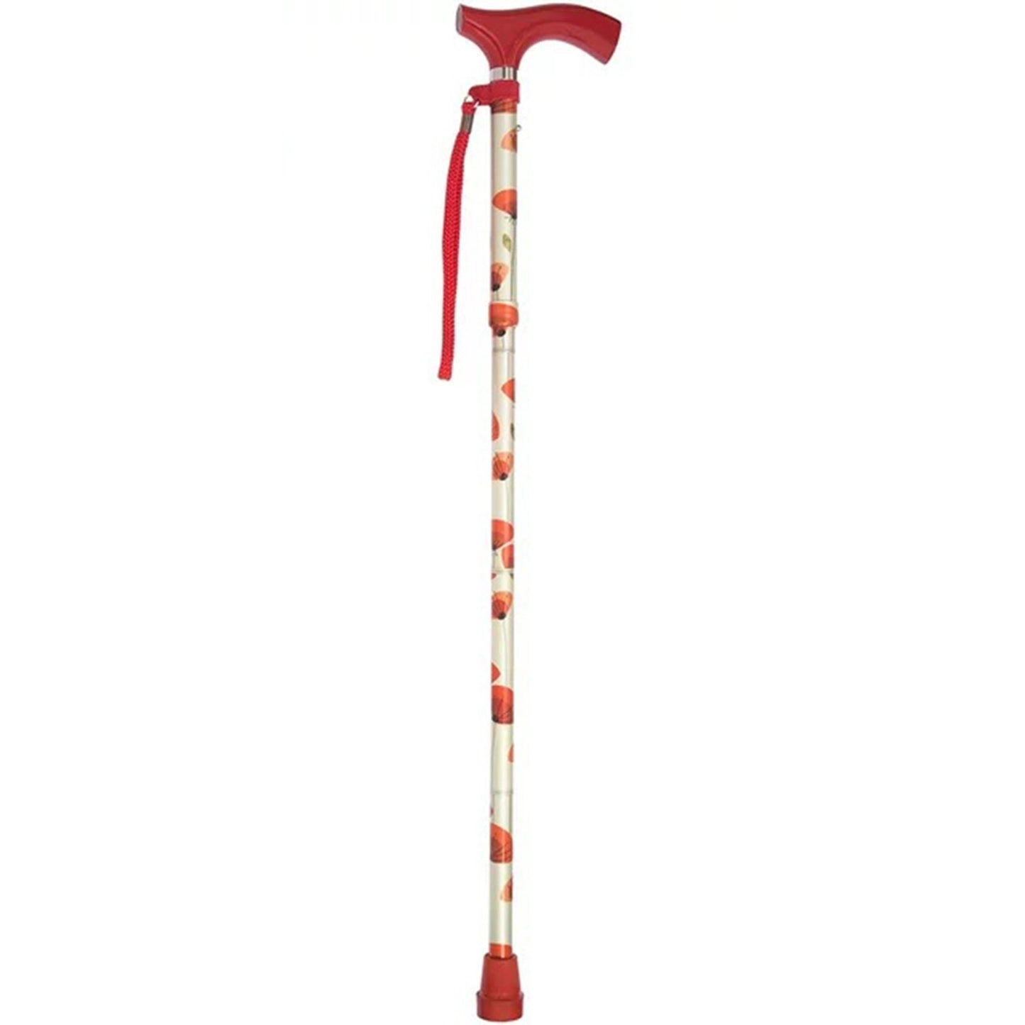 Switch Sticks® Folding Cane Aluminum 32 to 37 Inch Height Poppies Print (1049992_EA)