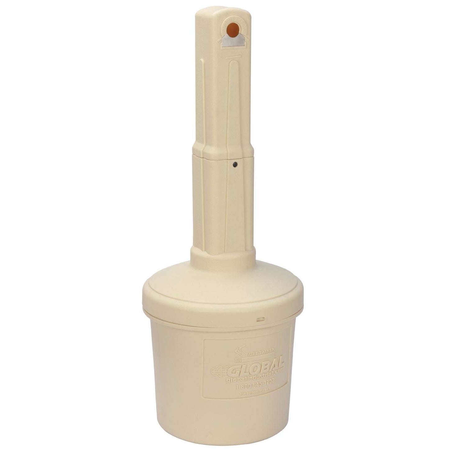 Global Industrial Outdoor Ashtray, 5 Gallon, Beige (WB245133BG)