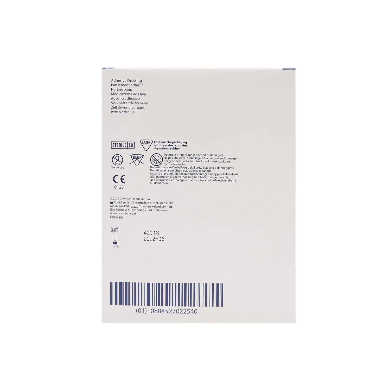 Telfa™ Island Dressing 3 X 4 Inch Rectangle Sterile Film Backing (10214_CT)