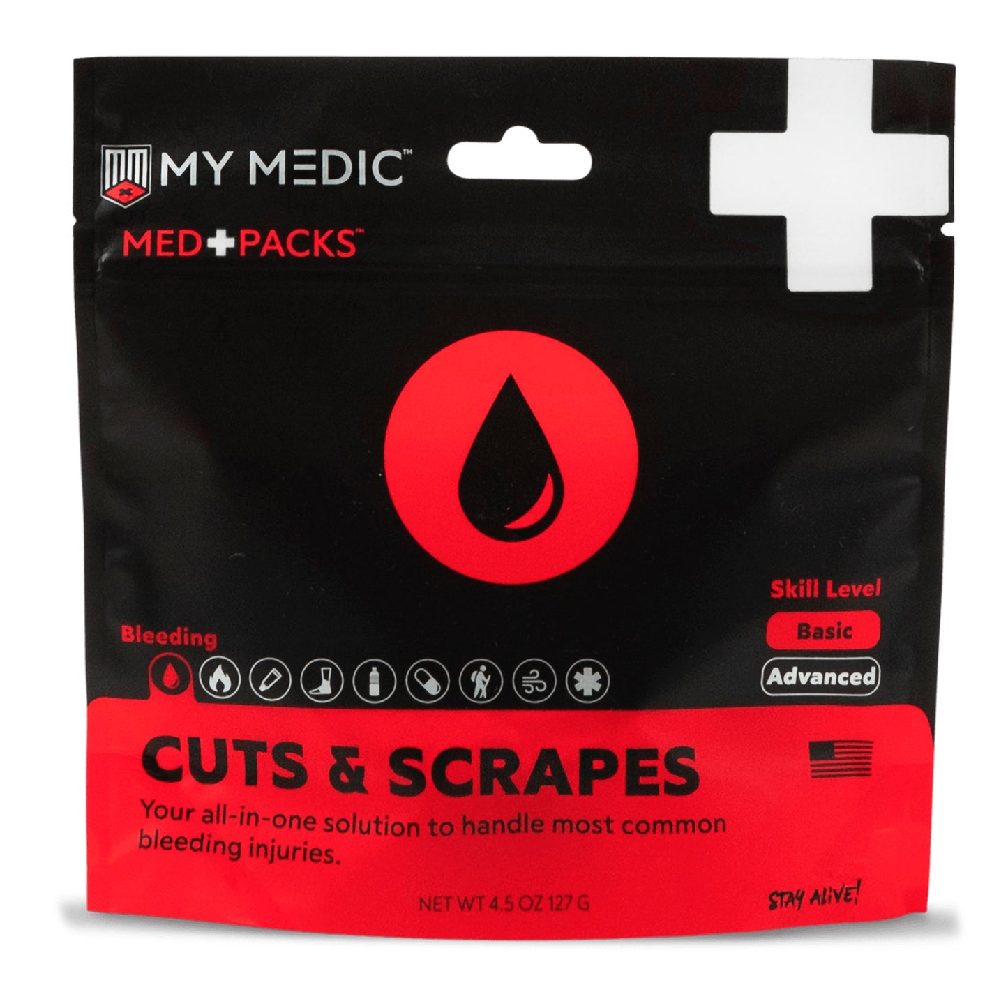 My Medic™ MED PACKS Cuts and Scrapes First Aid Kit Pouch (1207803_EA)