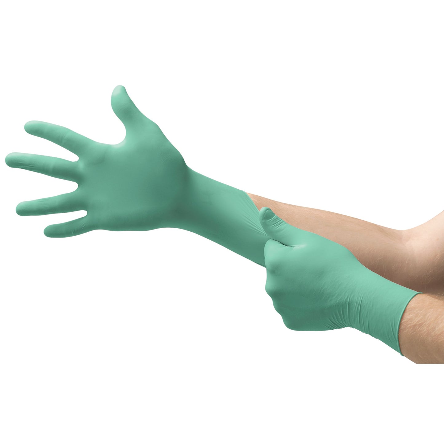 Micro-Touch® Affinity® Exam Glove Medium NonSterile Polychloroprene Standard Cuff Length Textured Fingertips Green Chemo Tested (475593_BX)