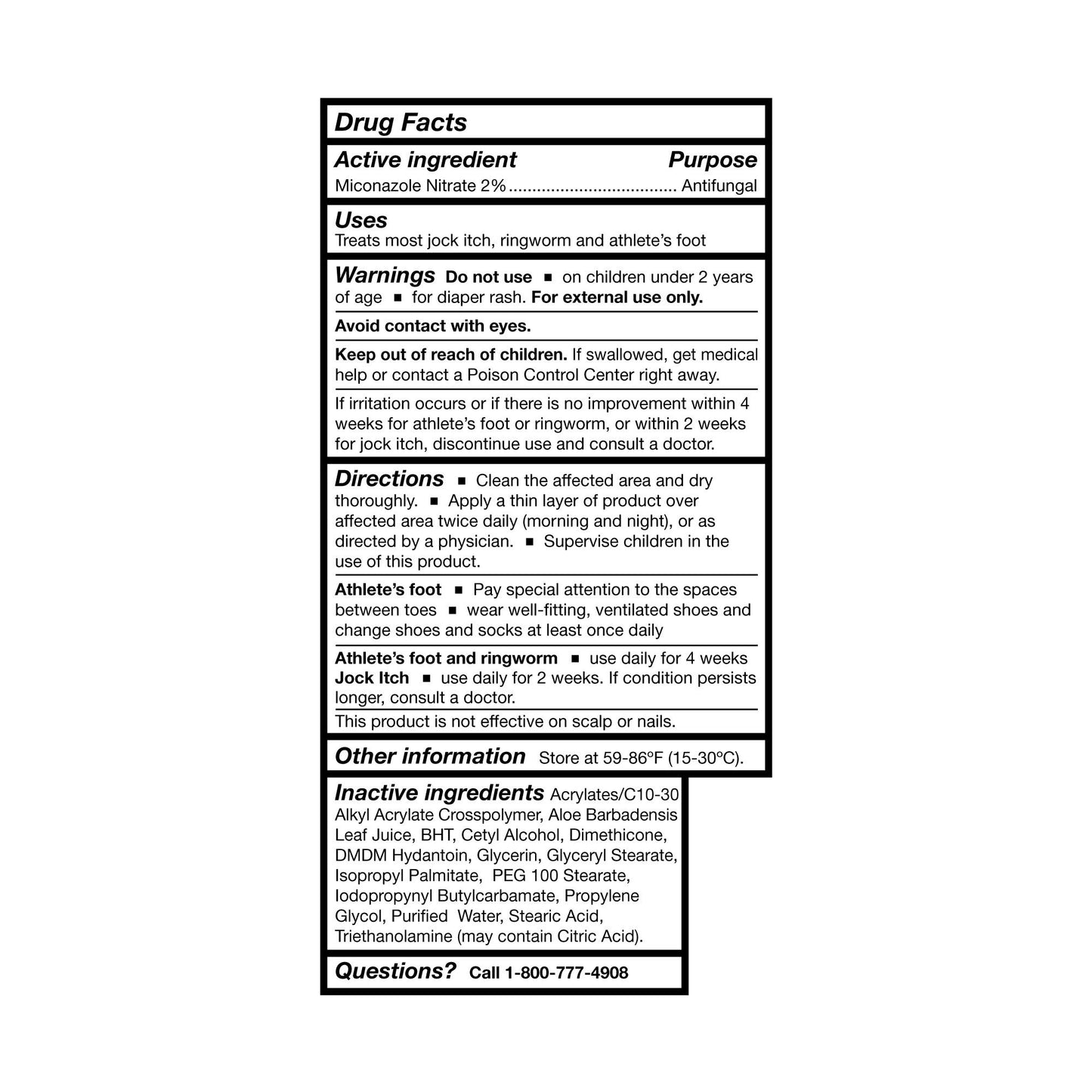 McKesson Brand Antifungal 2% Strength Cream 4 oz. Tube (997140_CS)