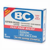 BC® Pain Relief 845 mg - 65 mg Strength Aspirin / Caffeine Powder 50 per Box (741086_BX)