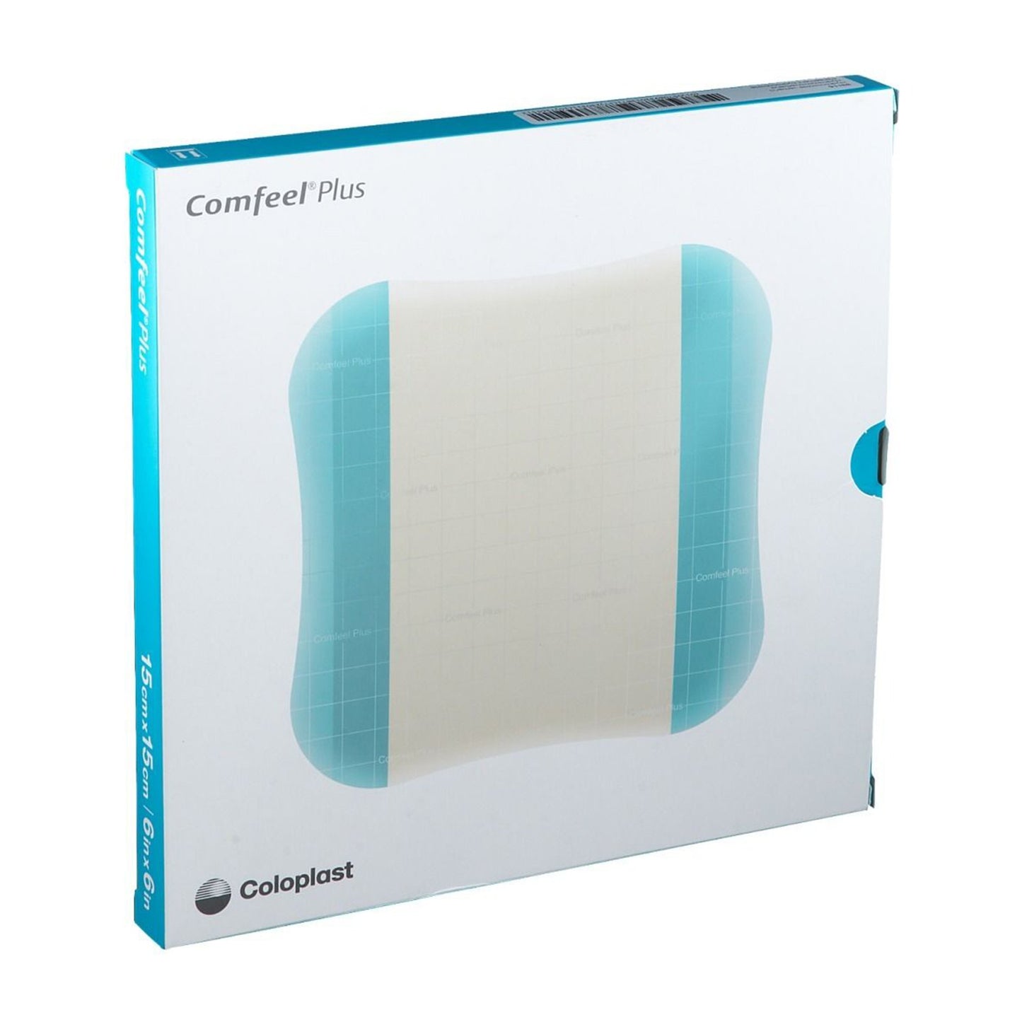 Comfeel® Plus Hydrocolloid Dressing Film Backing 4 X 4 Inch Square Hydrocolloid / Sodium Carboxymethylcellulose (CMC) / Film (1124399_BX)