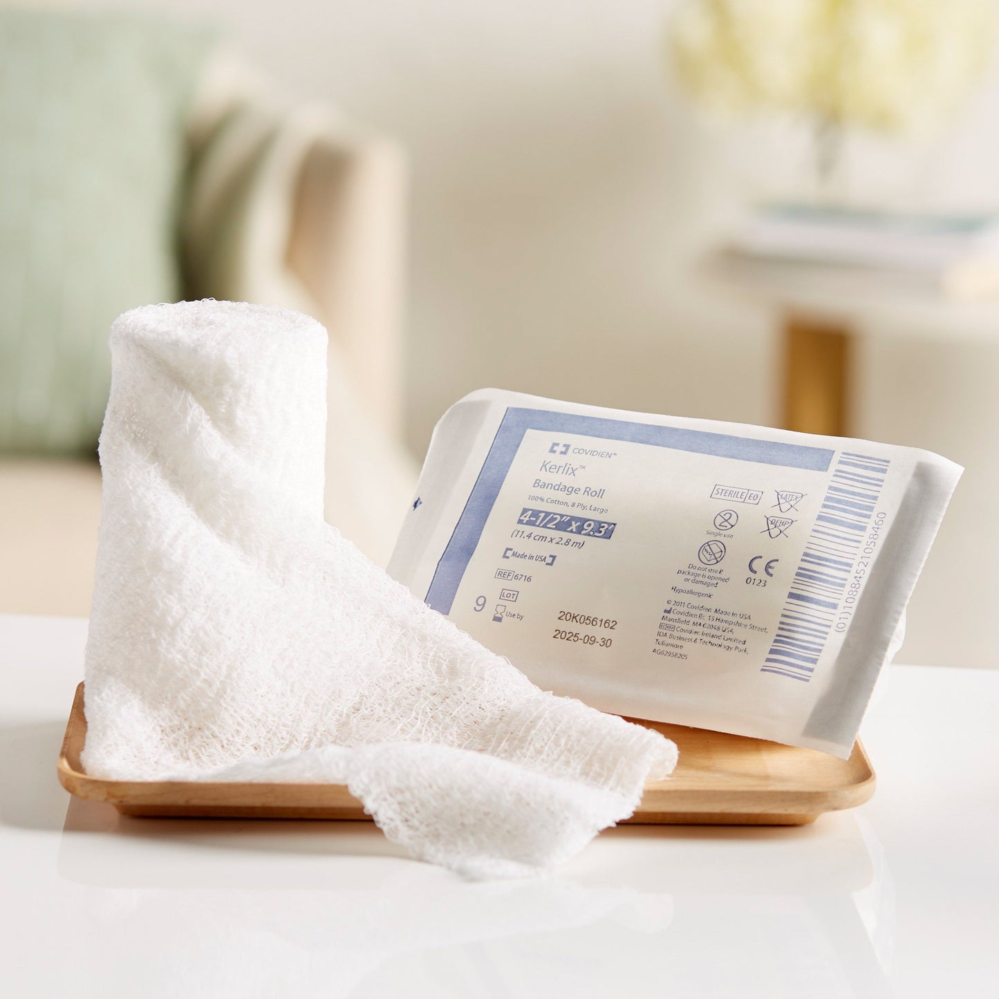 Kerlix™ Fluff Bandage Roll 4-1/2 Inch X 3-1/10 Yard 8-Ply Sterile 1 per Pouch (684279_CS)