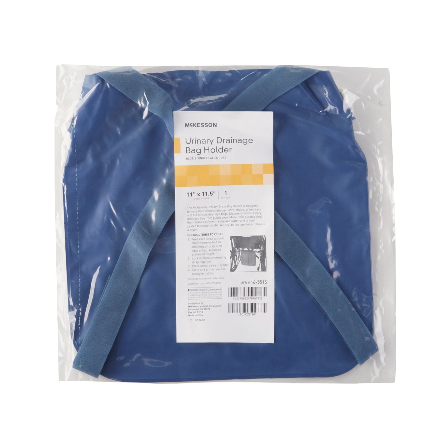 McKesson Urinary Drainage Bag Holder For Wheelchair, Geri-chair or Bed Rails (712614_CS)