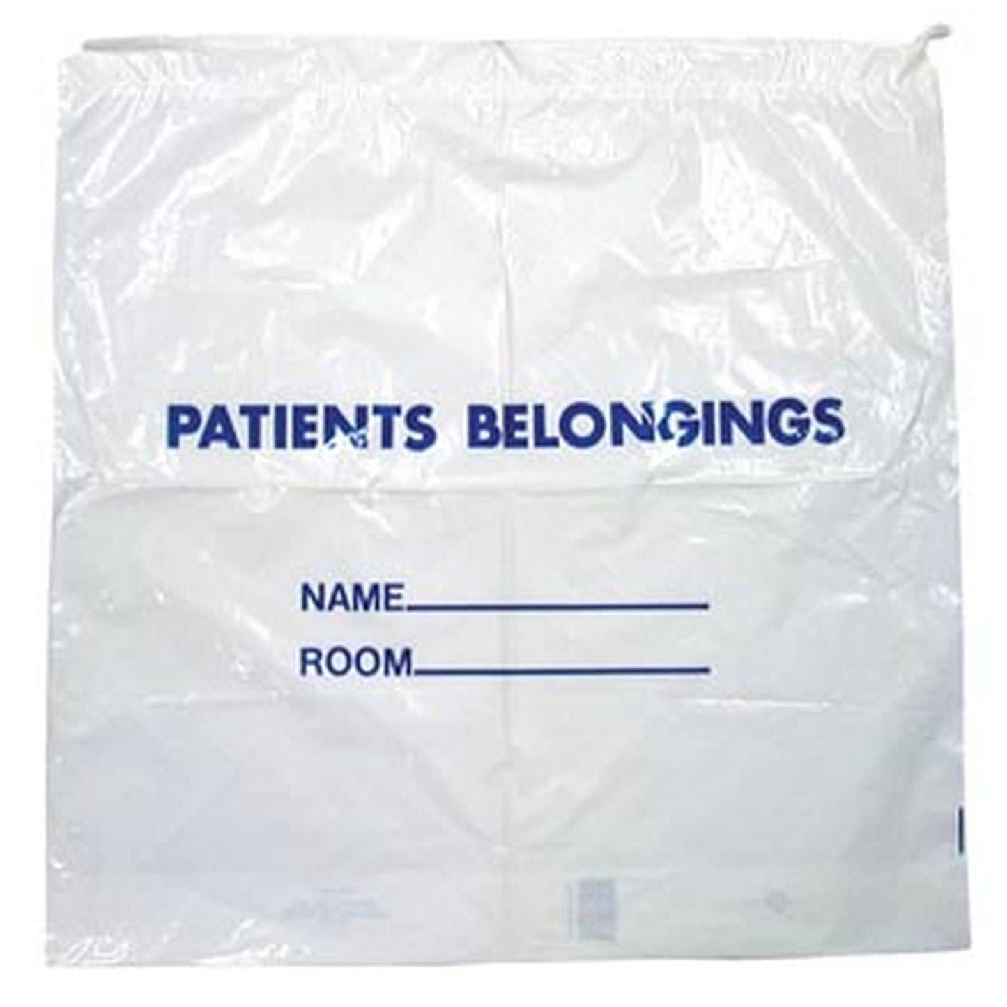 DawnMist Patient Belongings Bag 20 X 20 Inch Plastic Drawtape Closure Clear (356436_CS)