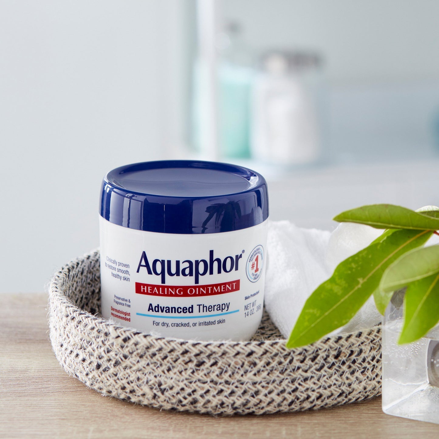 Aquaphor® Advanced Therapy Hand and Body Moisturizer 14 oz. Jar Unscented Ointment (696942_EA)