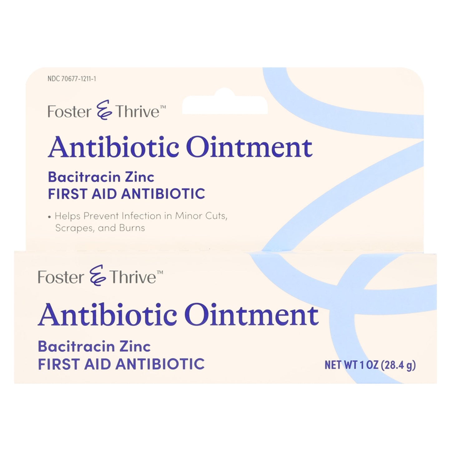 Foster & Thrive™ First Aid Antibiotic Bacitracin Ointment 1 oz. Tube (1244985_EA)