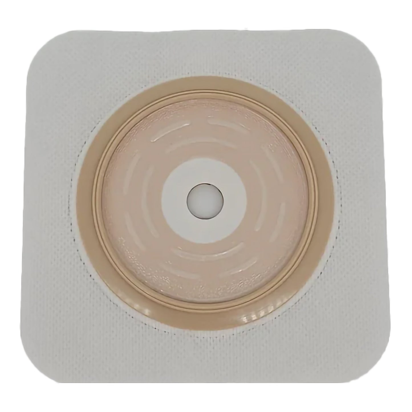 Safe N Simple Ostomy Barrier Trim to Fit, Standard Wear Adhesive Tape Collar 70 mm Flange Up to 2-1/4 Inch Opening 5 X 5 Inch (1244000_CS)
