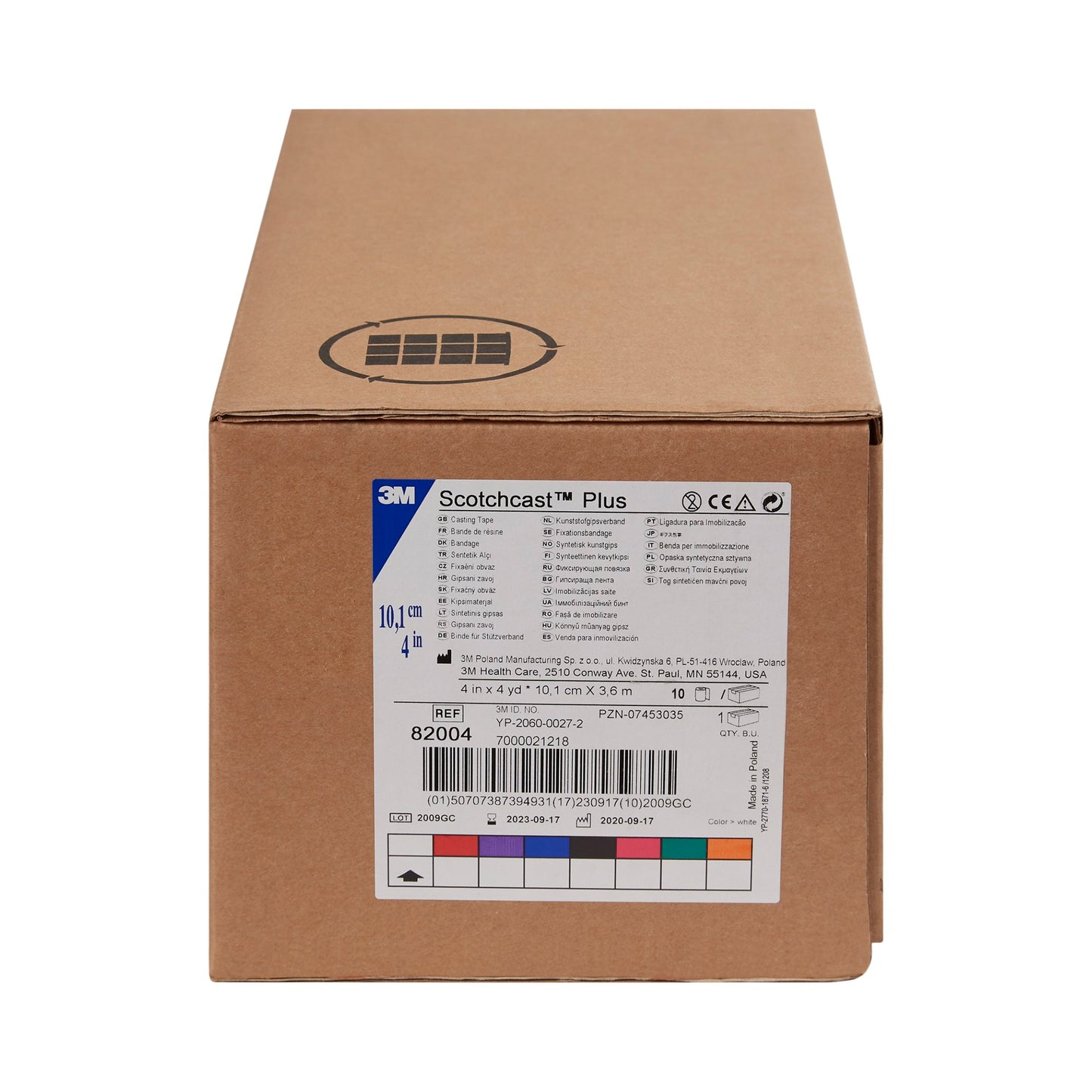 3M™ Scotchcast™ Plus Cast Tape 4 Inch X 12 Foot Fiberglass / Resin White (979844_BX)