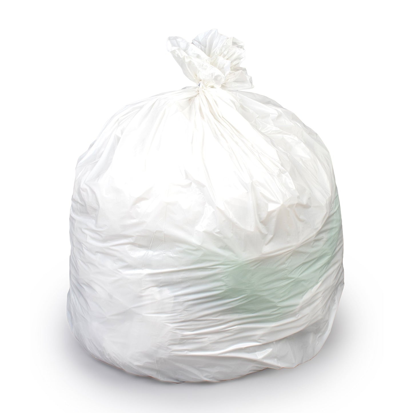 Colonial Bag Tuf Trash Bag 33 gal. White LLDPE 0.75 mil 33 X 39 Inch X-Seal Bottom Flat Pack (888667_CS)