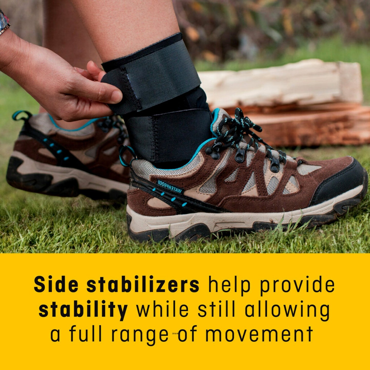 3M™ Futuro™ Sport Deluxe Ankle Stabilizer One Size Fits Most D-Ring / Hook and Loop Strap Closure Foot (971901_EA)