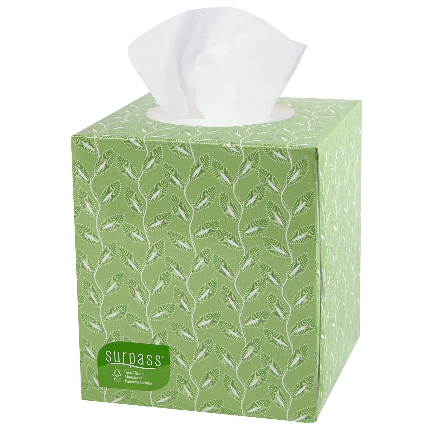 Surpass Boutique Facial Tissue White 8 X 8-3/10 Inch 110 Count (554083_CS)
