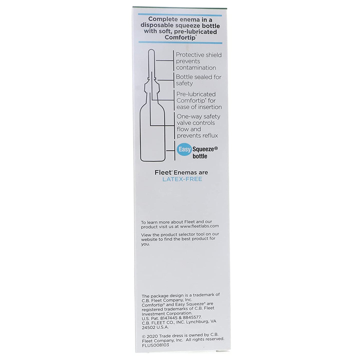 Fleet® Enema 7.8 oz. 19 Gram - 7 Gram Strength Monobasic Sodium Phosphate / Dibasic Sodium Phosphate (776922_EA)