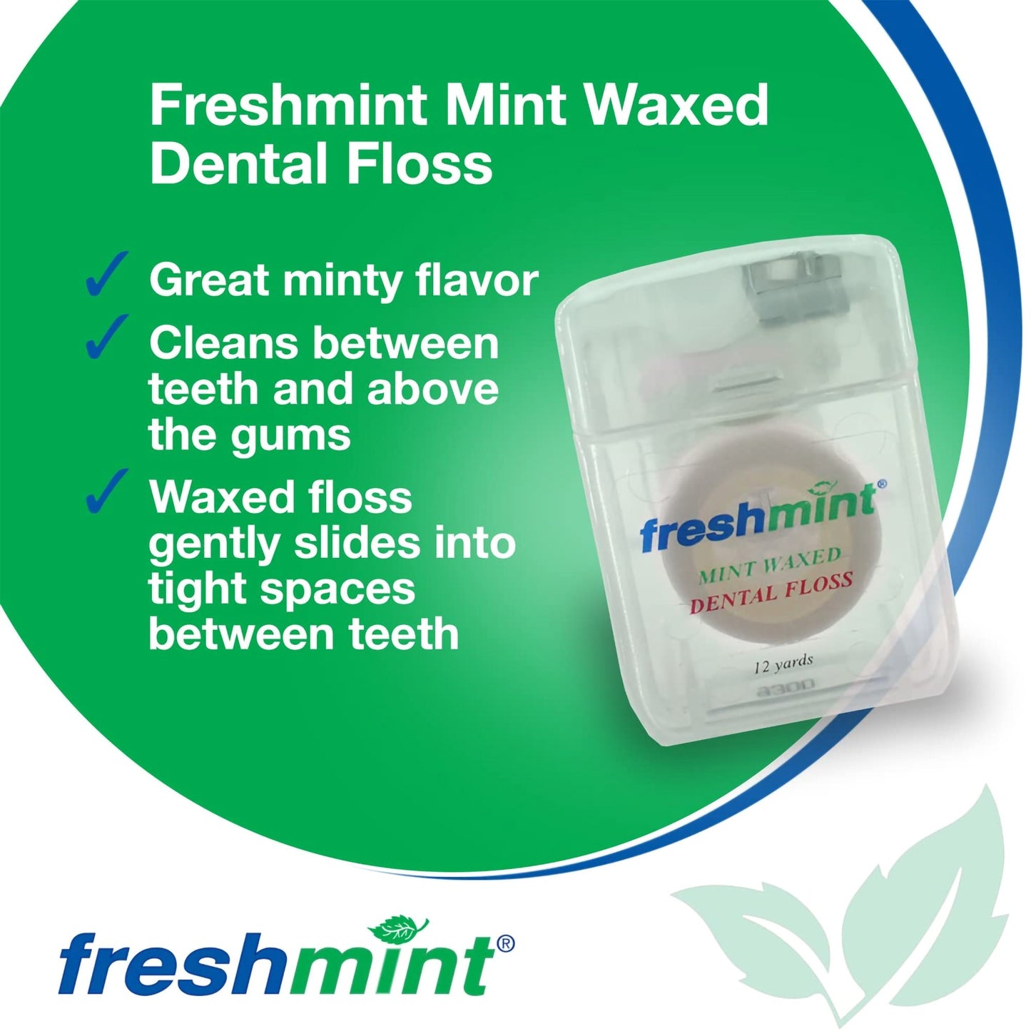 Freshmint® Dental Floss 12 Yard Mint Flavor (810220_EA)