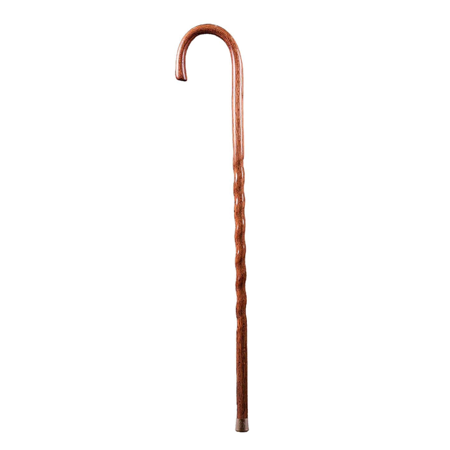 Brazos™ Twisted Round Handle Cane Wood 37 Inch Height Red Oak (1229065_EA)