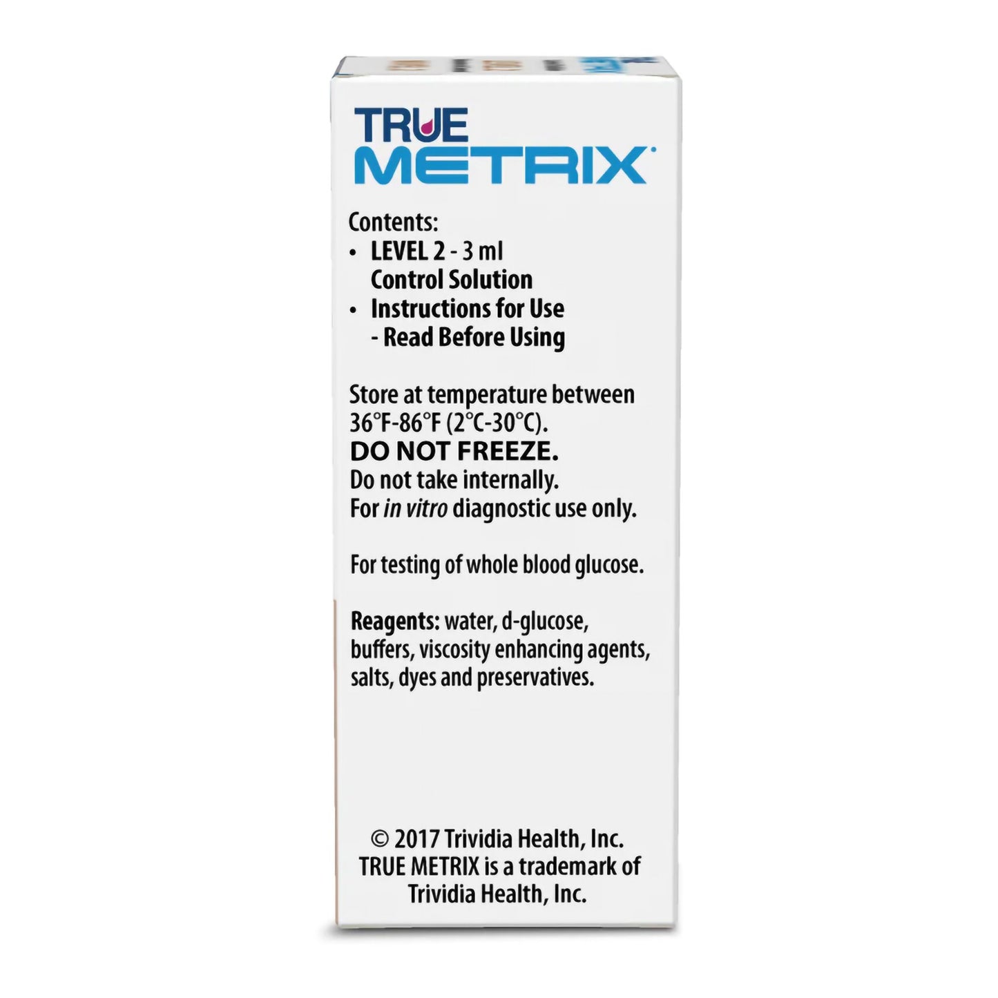 TRUE METRIX® Blood Glucose Control Solution 3 mL Level 2 (1206112_EA)