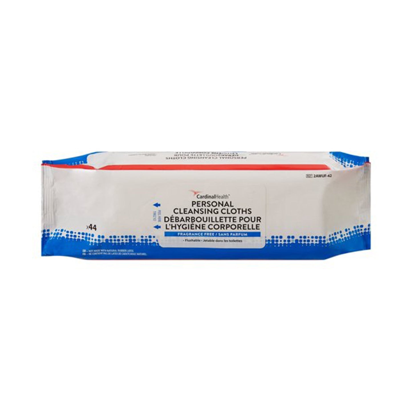 Cardinal Health™ Wings™ Flushable Personal Wipe Soft Pack Unscented 44 Count (1191568_PK)