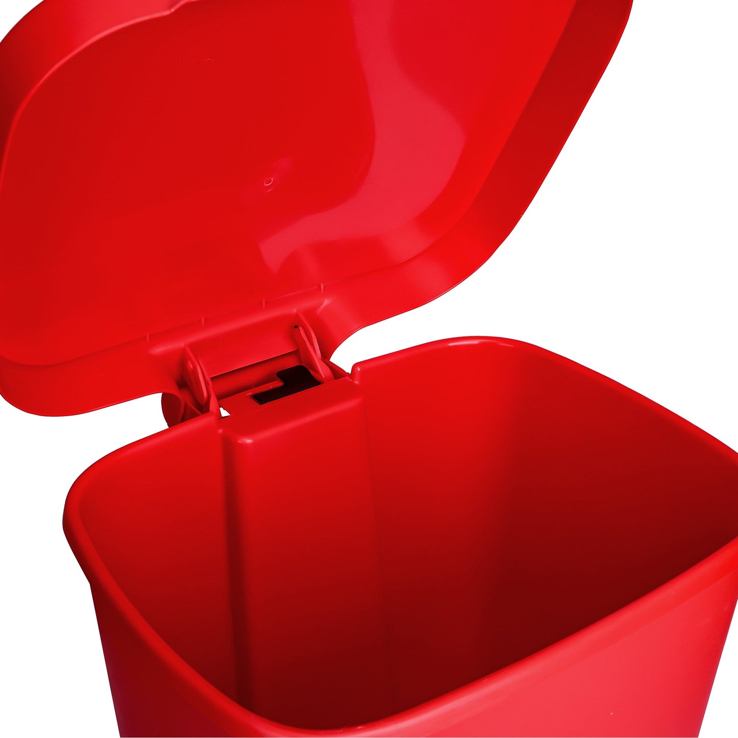 McKesson Trash Can 32 Quart / 8 gal. Red Plastic Rectangular (1223709_EA)