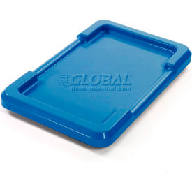 Global Industrial Blue Lid For Cross Stack And Nest Tote 25-1/8 x 16 x 8-1/2 (WB603001)
