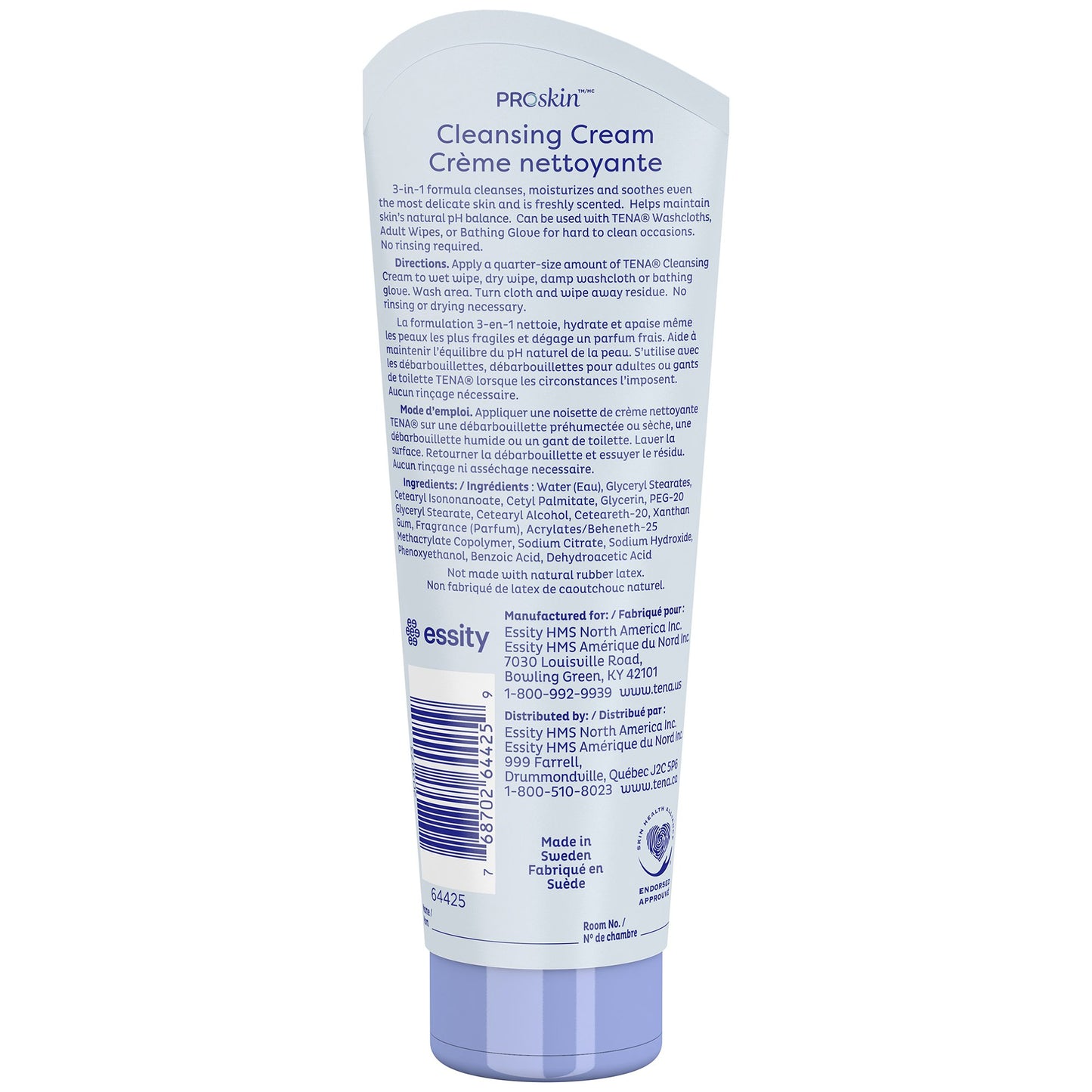 TENA® ProSkin™ Cleansing Cream Rinse-Free Body Wash Cream 8.5 oz. Tube Mild Scent (931626_EA)