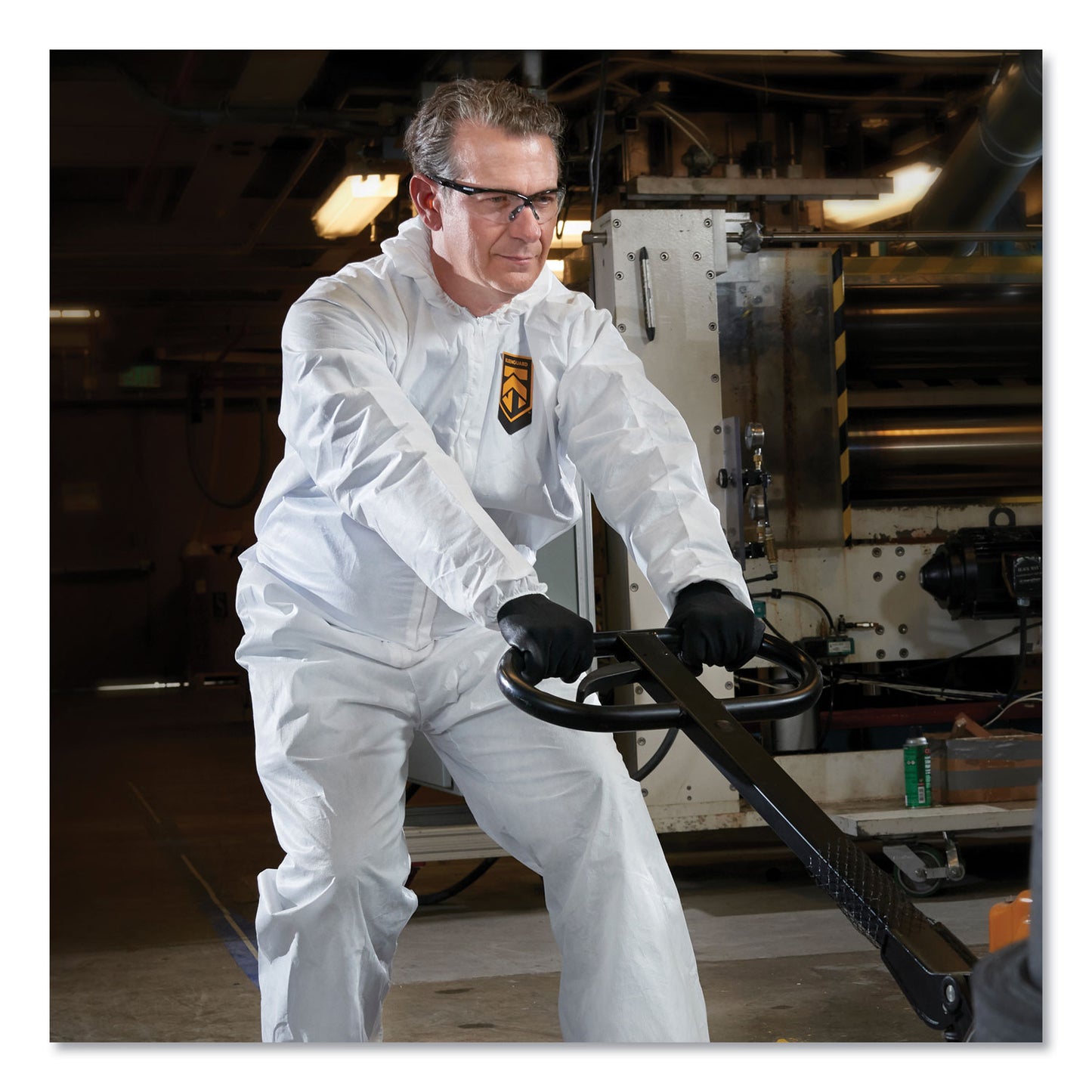 KleenGuard™ A30 Hood and Boots Splash/Particle Protection Coverall, 6X-Large, White, 21/Carton (ANS27239)