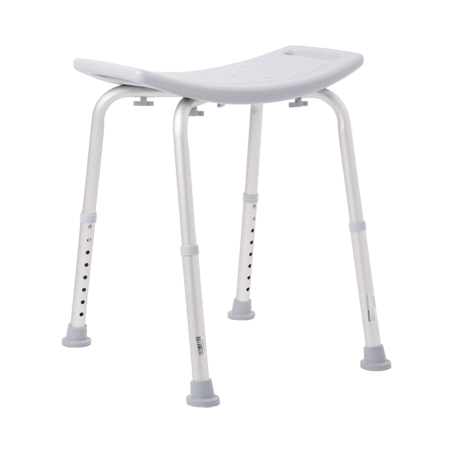 McKesson Bath Bench Without Arms Aluminum Frame Without Backrest 19-1/4 Inch Seat Width 300 lbs. Weight Capacity (1065209_EA)