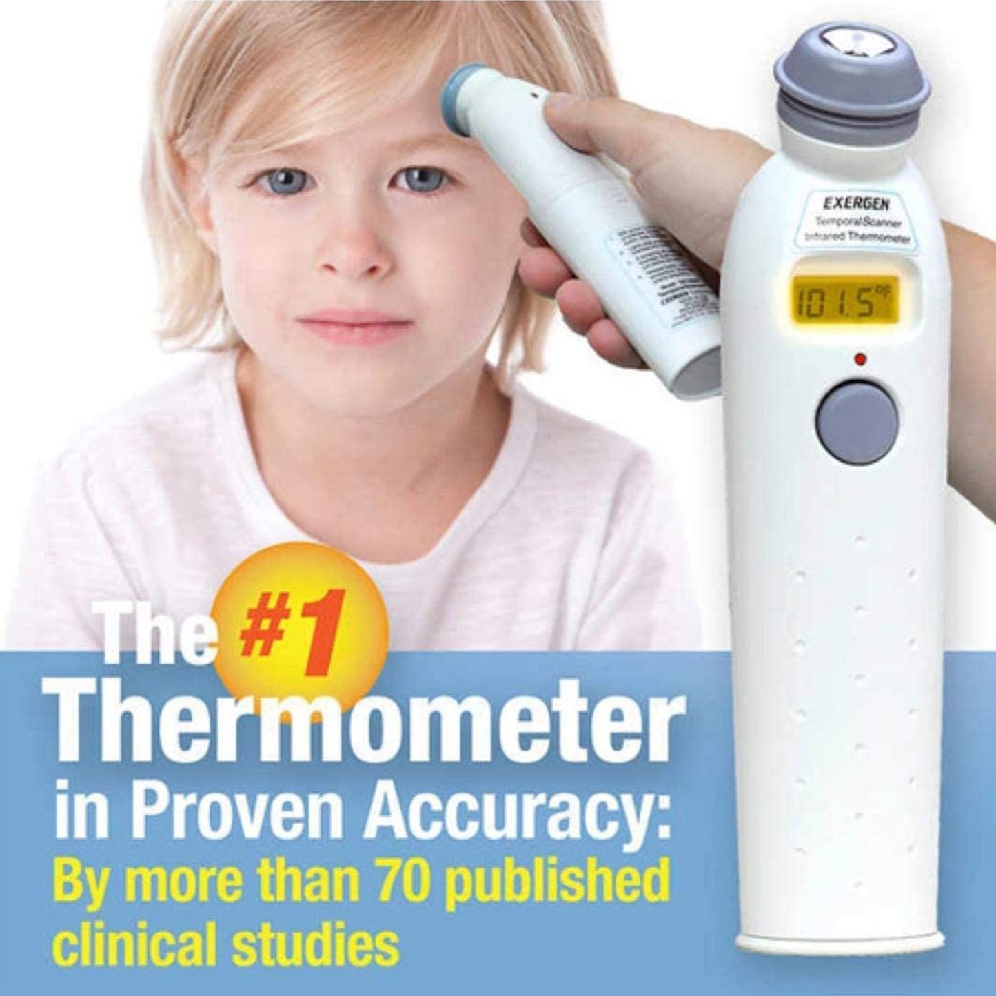 TemporalScanner™ Temporal Contact Thermometer Temporal Probe Handheld (518379_EA)