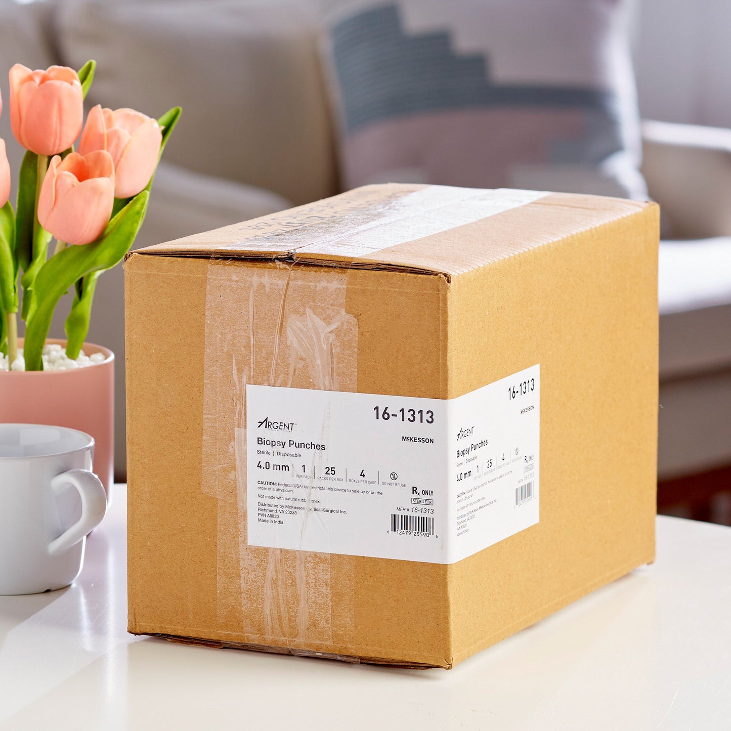 McKesson Argent™ Biopsy Punch Dermal 4 mm (1175174_BX)