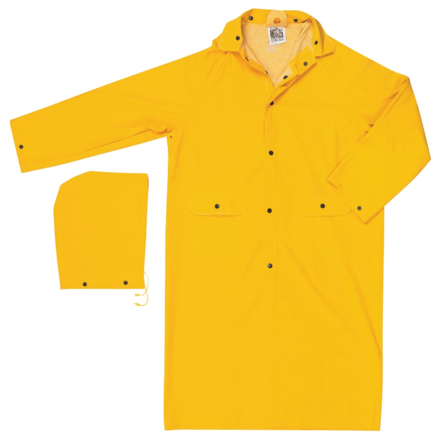 River City CLASSIC- .35MM- PVC/POLYESTER- 49" COAT- YELLOW (611-200CM)