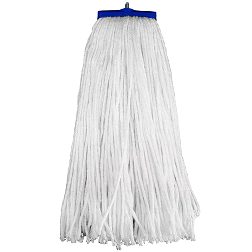 Impact® Layflat® Screw Type Cut-End Rayon Wet Mop Heads, 20 oz, White, 12/Case (IMP61120)