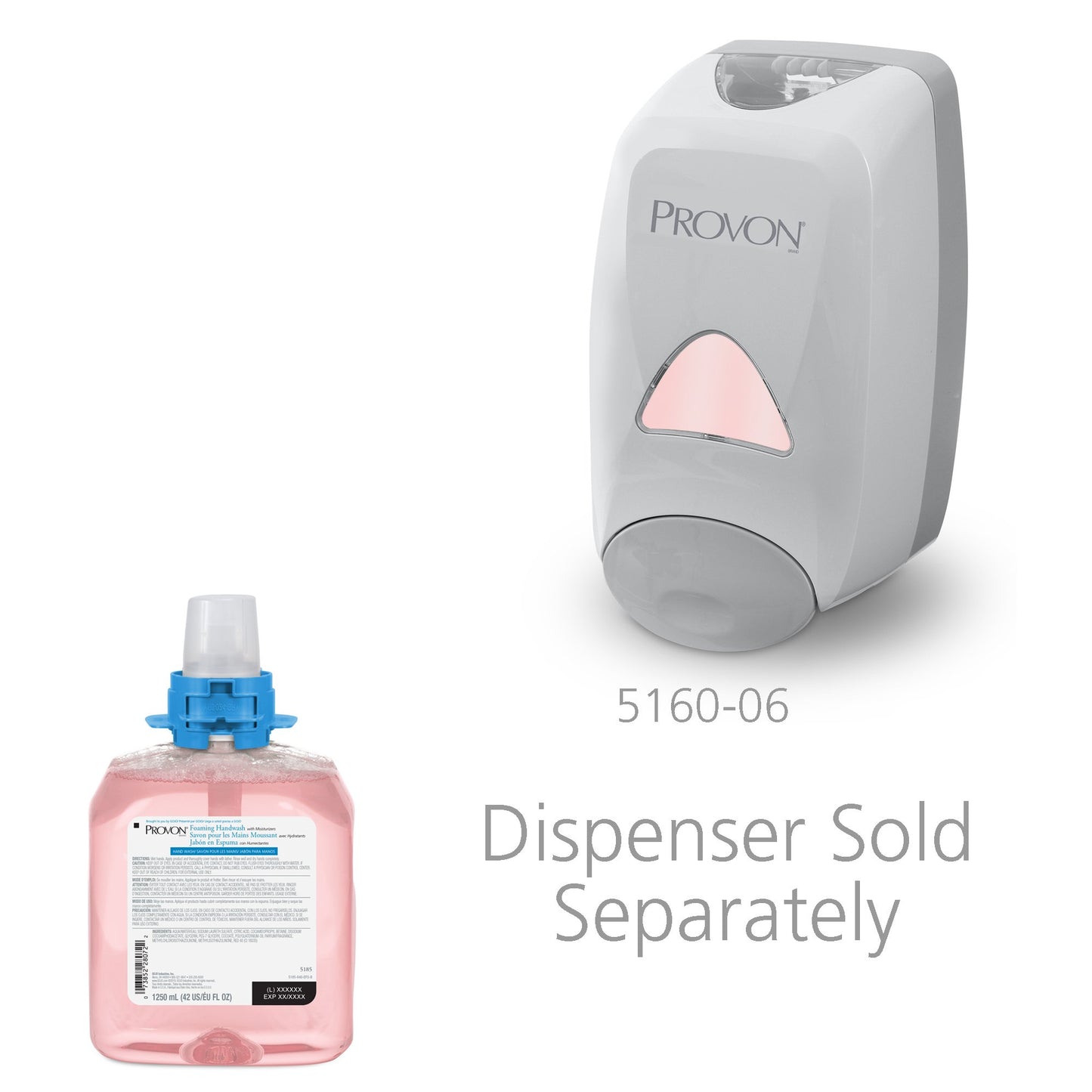 PROVON® Soap Foaming 1,250 mL Dispenser Refill Bottle Cranberry Scent (1165668_CS)