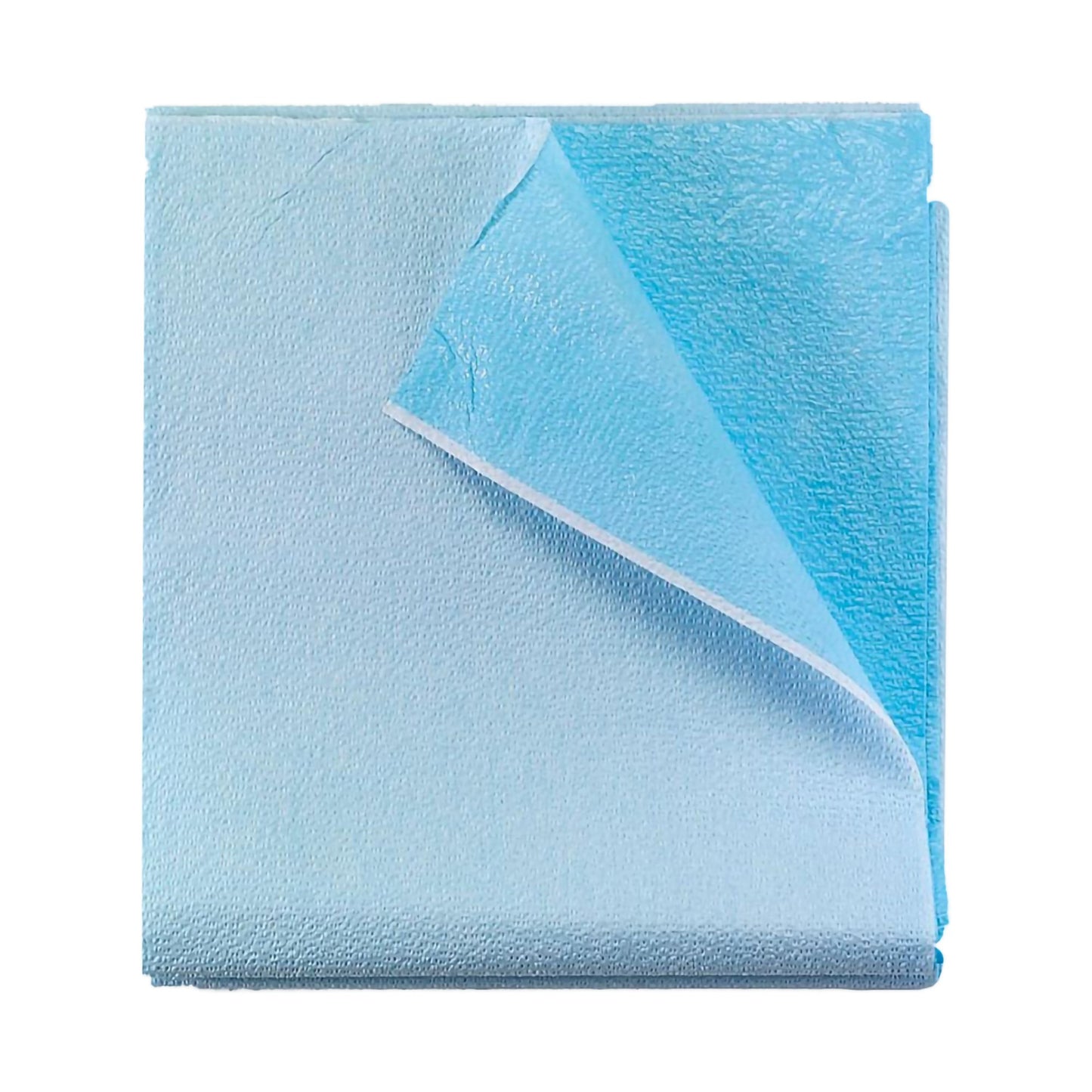 McKesson Stretcher Sheet Flat 40 W X 90 L Inch Blue Polyback Airlaid Disposable (148016_CS)