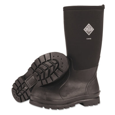 Rocky Brands™ Chore Classic Work Boots, Size 8, 16 in H, Neoprene/Nylon, Black (617-CHH-000A-BL-080)