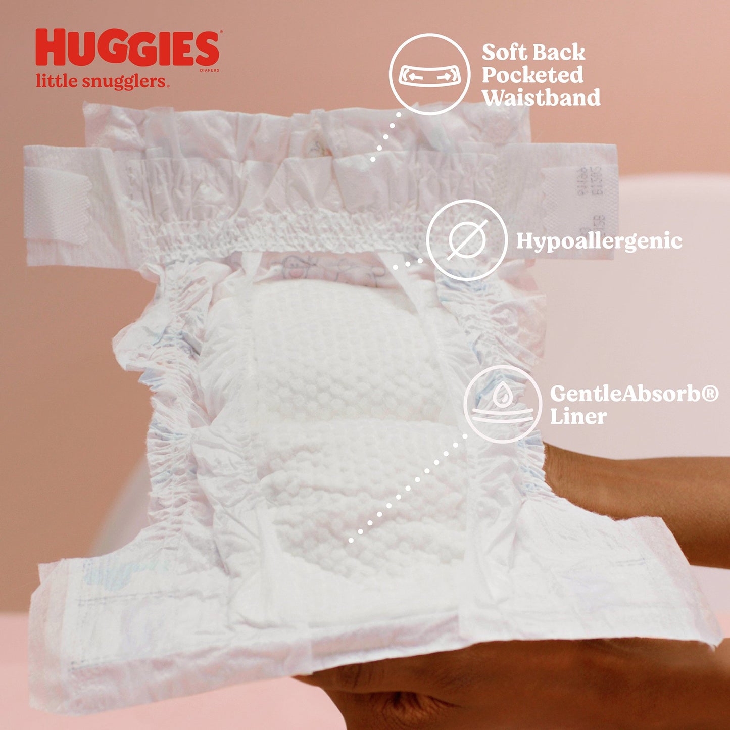 Huggies® Little Snugglers Unisex Baby Diaper Newborn Disposable Heavy Absorbency (411271_PK)