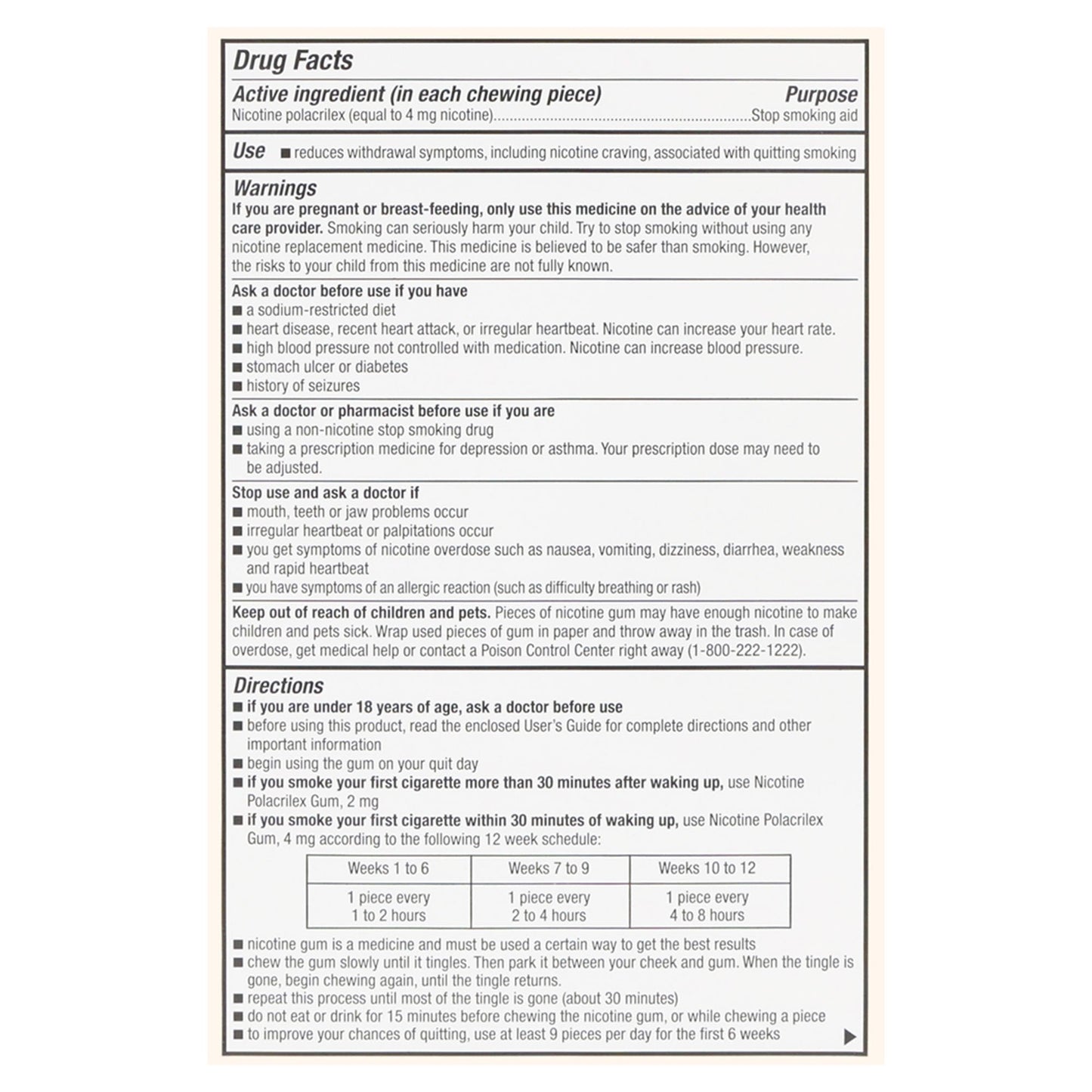 Foster & Thrive™ Stop Smoking Aid 4 mg Strength Gum (1239005_PK)