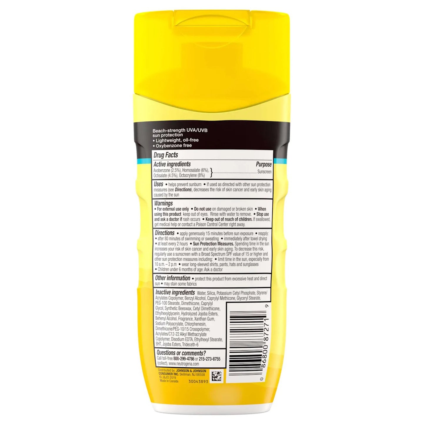 Neutrogena® Beach Defense®Water + Sun Protection Sunscreen SPF 30 Lotion 6.7 oz. Bottle (1193254_EA)