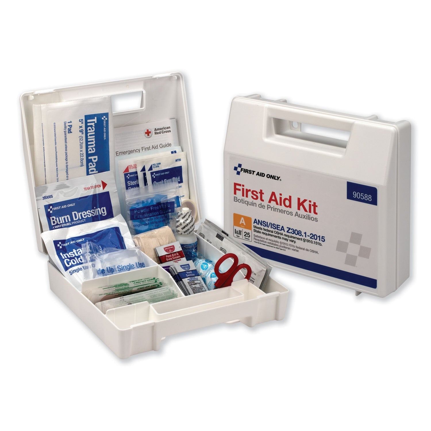 first-aid-only-ansi-2015-compliant-class-a-type-i-and-ii-first-aid-kit-for-25-people-num-fao90588_1