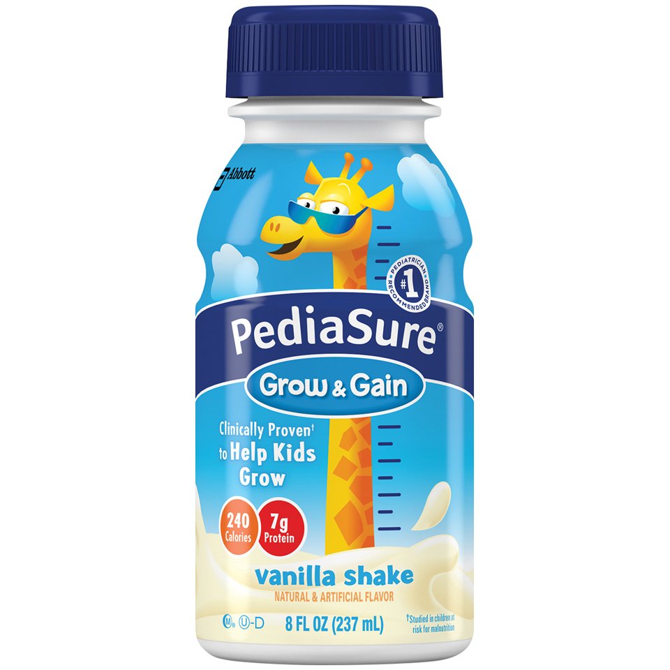 PediaSure® Grow & Gain Shake Pediatric Oral Supplement Vanilla Flavor 8 oz. Bottle Liquid Calories (787089_PK)