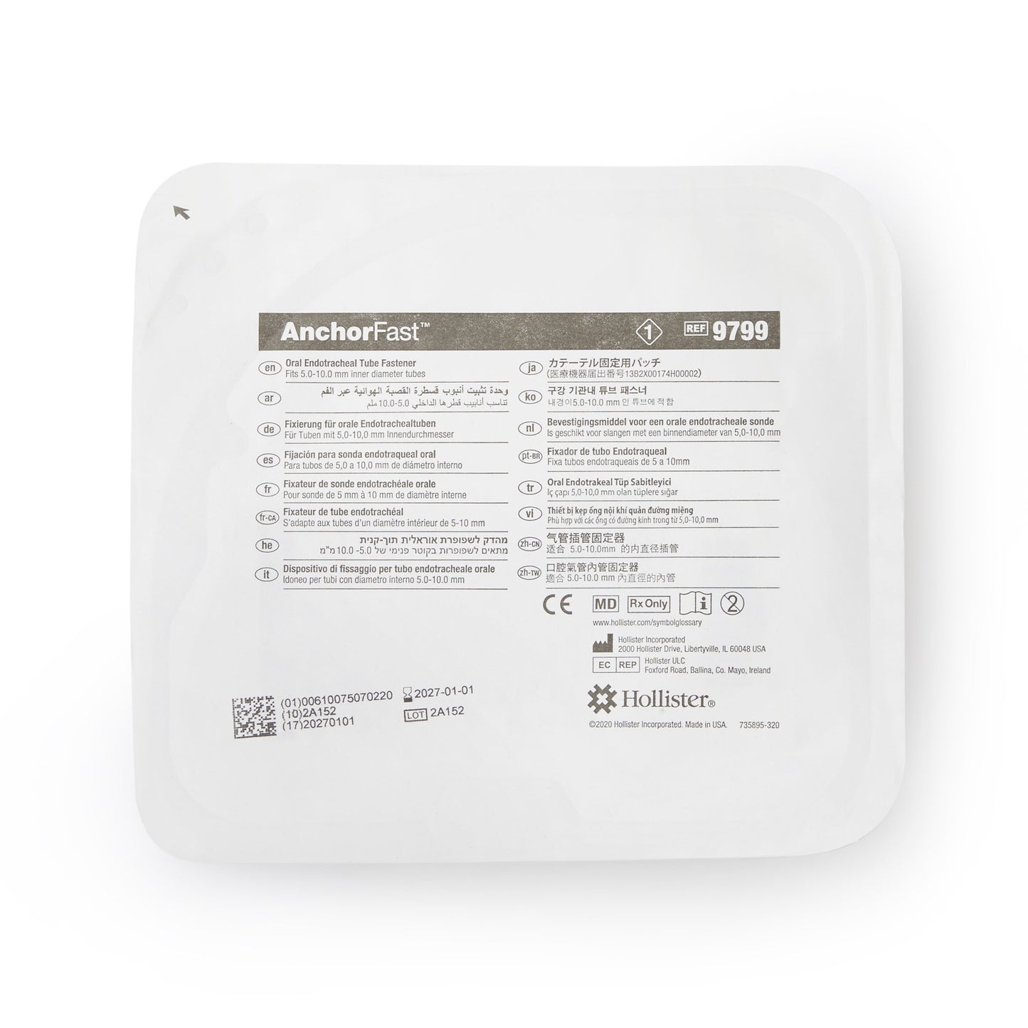 AnchorFast™ Endotracheal Tube Anchor Fastener AnchorFast™ (664256_EA)