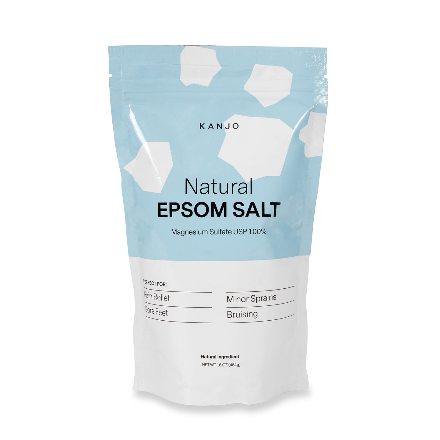 Kanjo Epsom Salt Magnesium Sulfate USP Granules 1 lb. Pouch (1236442_EA)