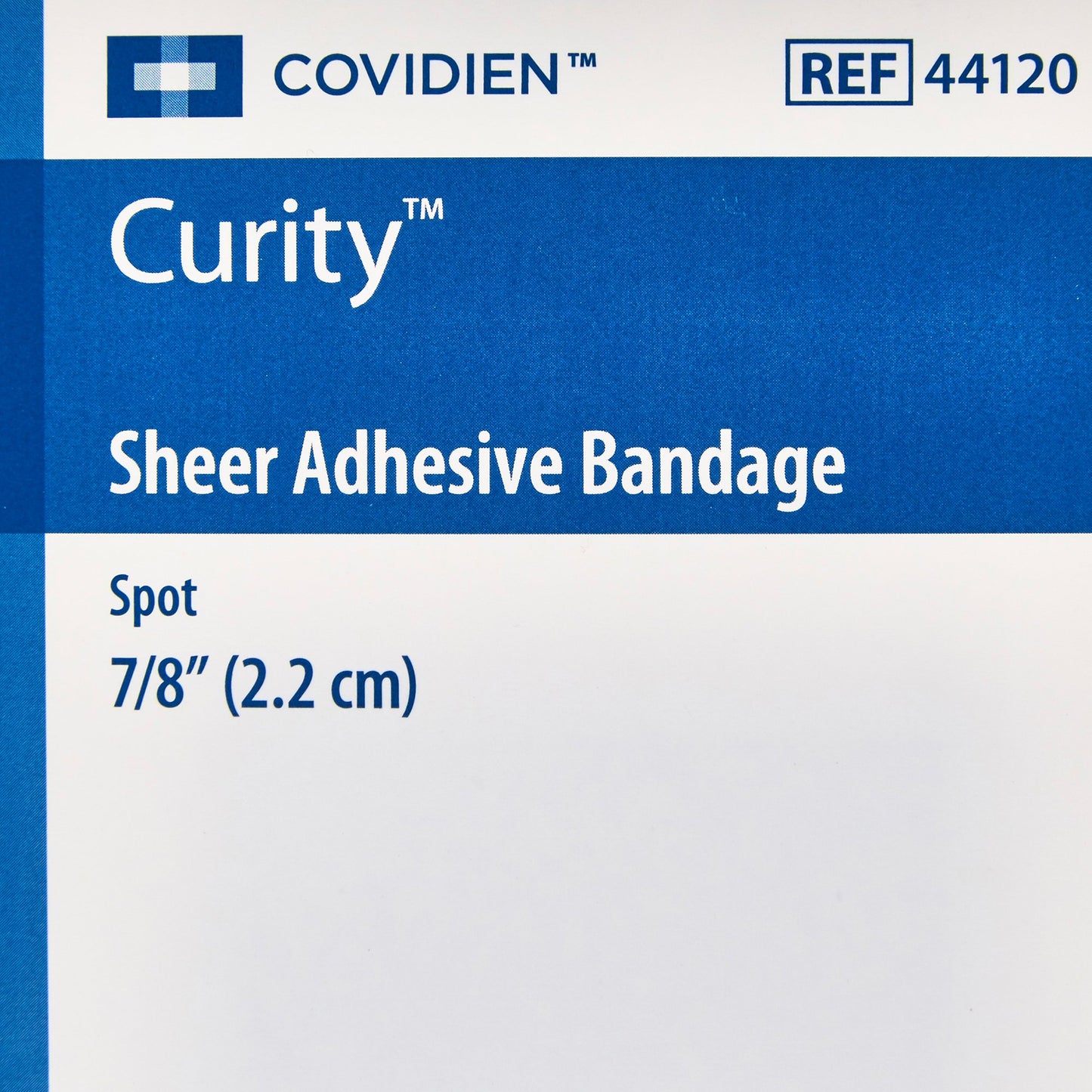 Curity™ Adhesive Spot Bandage 7/8 Inch Plastic Round Sheer Sterile (740397_BX)
